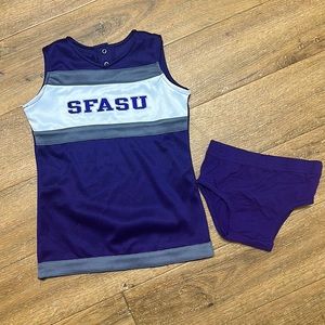 Toddler girl SFA cheer outfit